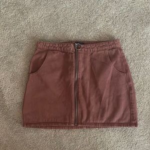 Angel Kiss mauve corduroy skirt